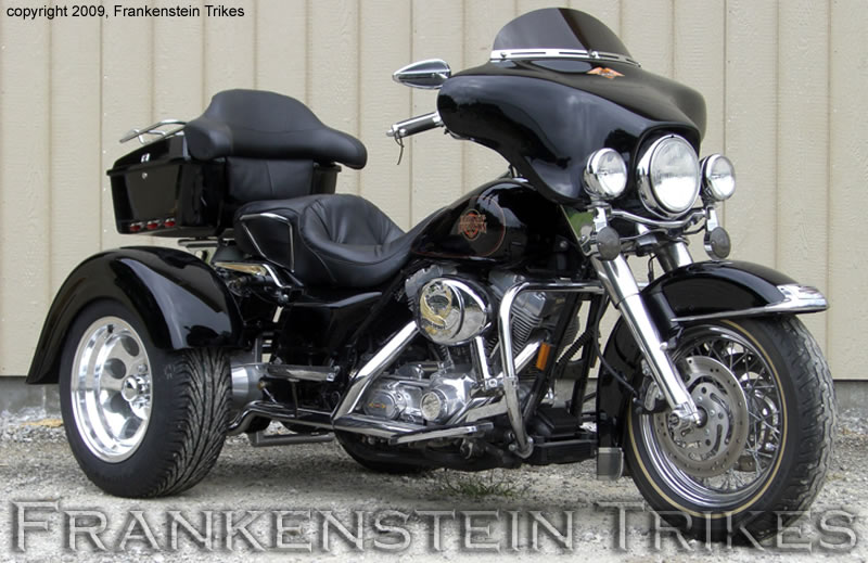 Frankenstein Trike kit on Harley-Davidson Roadking